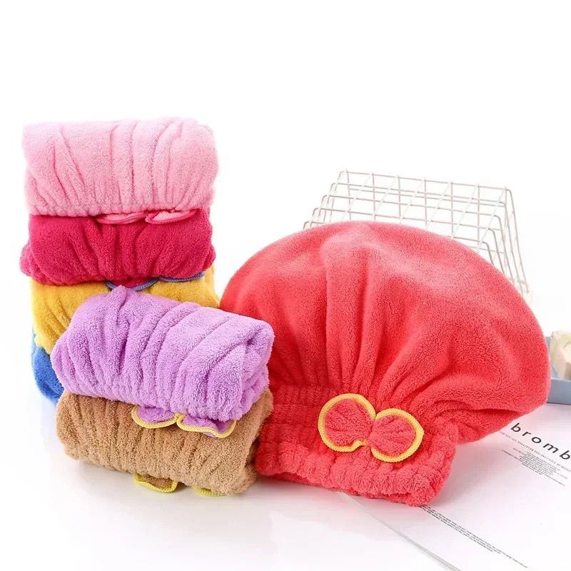 Microfiber High Absorption Leave On Hair Drying Towel