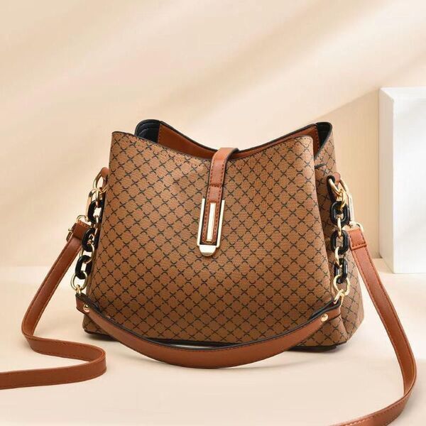 Checkerboard Pattern Handbag For Women