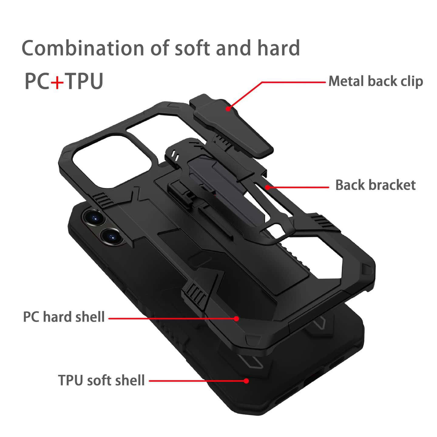 Armor case black - Iphone