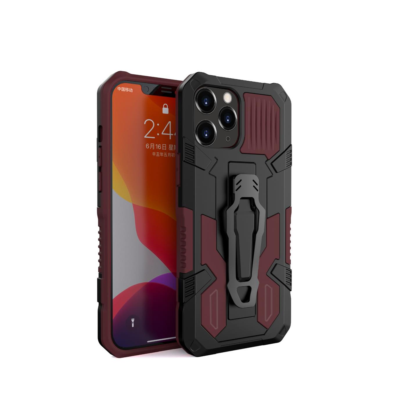 Armor case maroon - Iphone