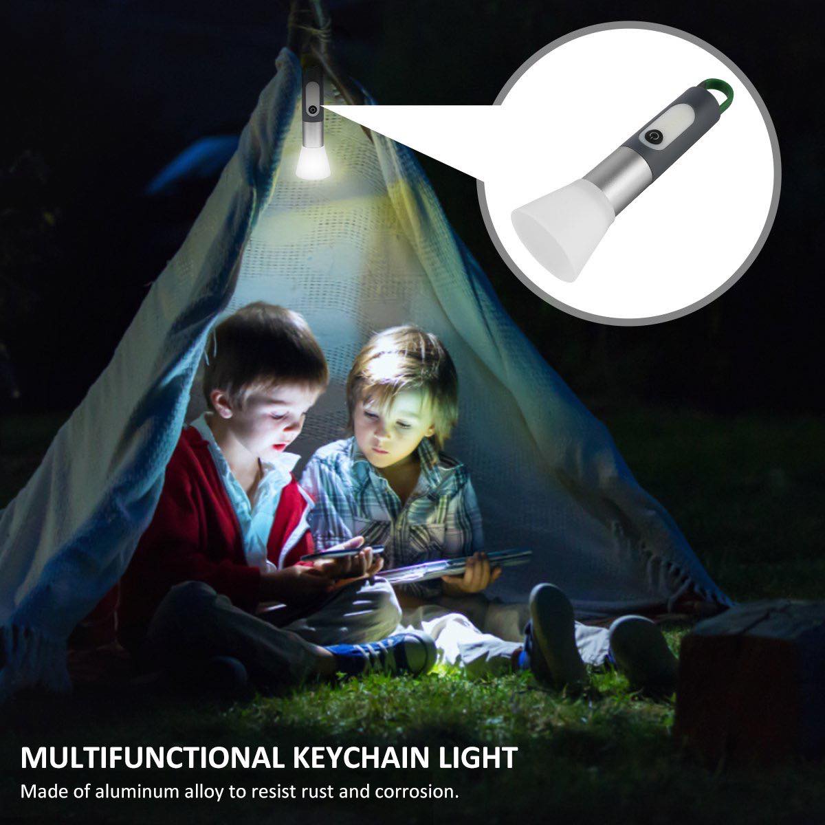 Tactical LED RC Flashlight  Zoomable Torch with 4 Modes