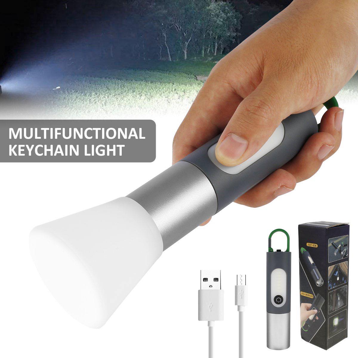 Tactical LED RC Flashlight  Zoomable Torch with 4 Modes