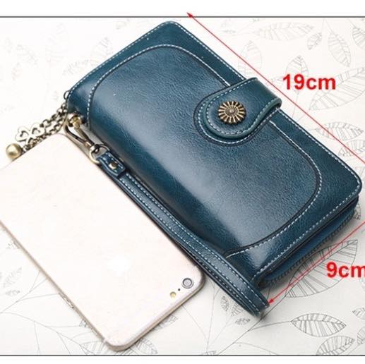 Ladies Long Wallet Vintage with Zipper