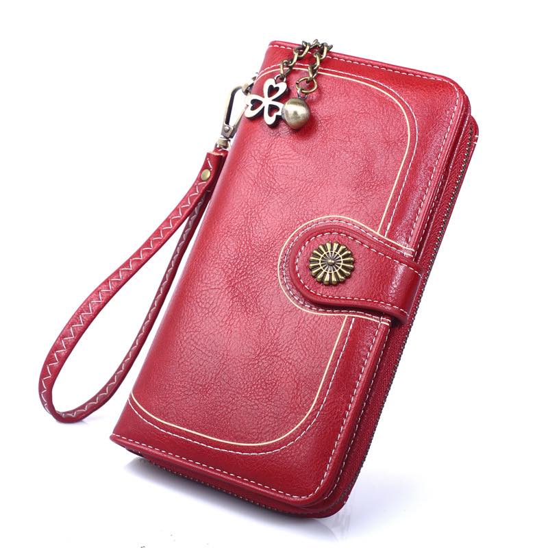 Ladies Long Wallet Vintage with Zipper