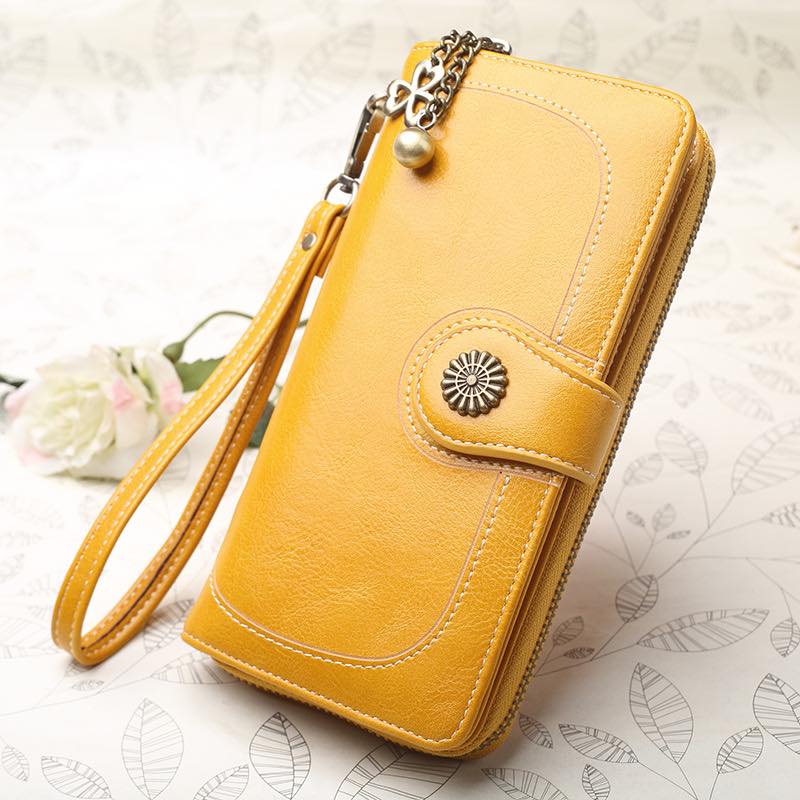 Ladies Long Wallet Vintage with Zipper