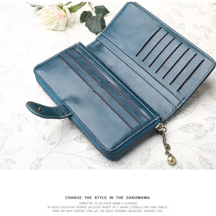 Ladies Long Wallet Vintage with Zipper