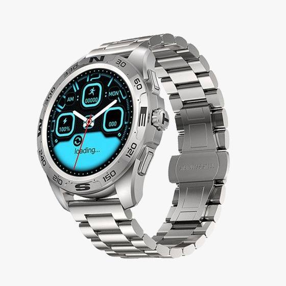 HainoTeko Germany RW-23 Smart Watch Stainless Steel Bluetooth Calling For Android and IOS, Silver