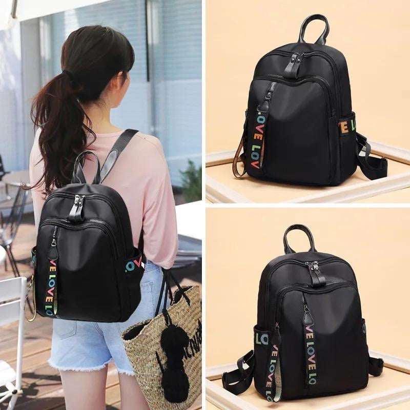 Trendy Fashion Ladies Backpack Oxford Cloth Multifunctional Travel Outdoor Backpack Female Casual Bag