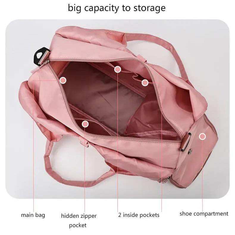 Large Capacity Oxford Fabric Travel Bag Multiple Purposes