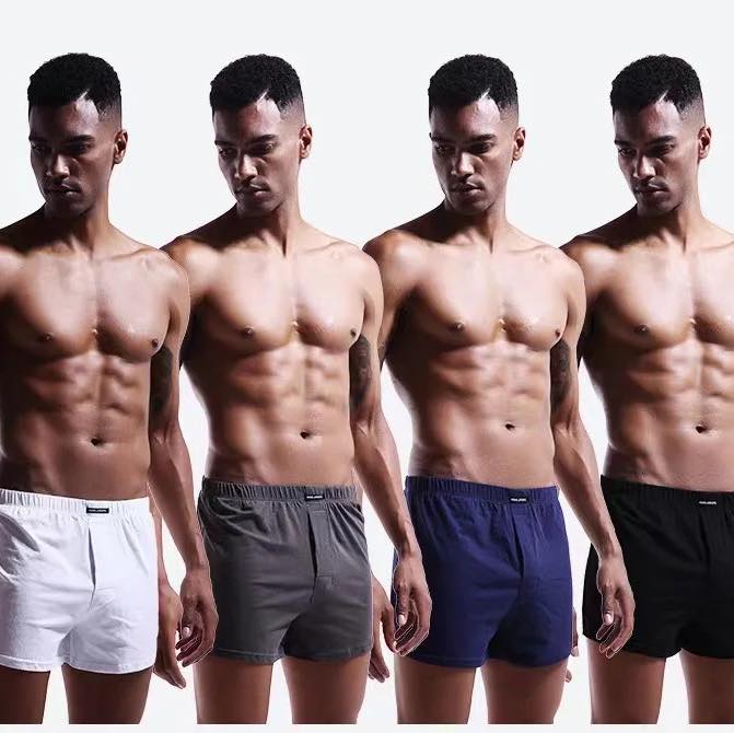 Underpants Men Casual Underwear Cotton Boxer Man Comfortable Breathable Men Panties Trunk Boxer Shorts