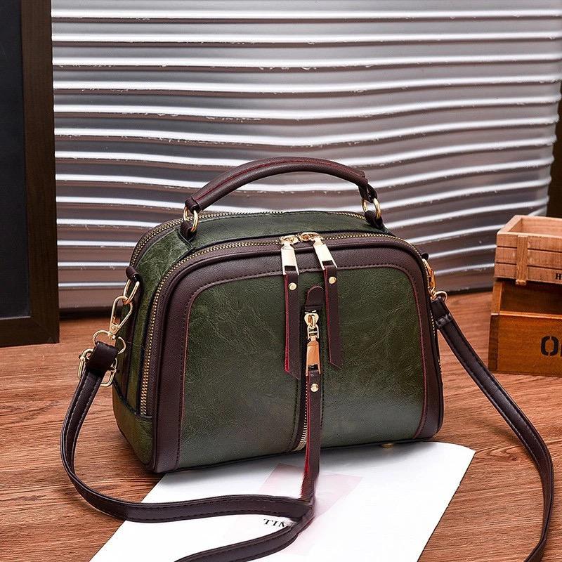 Crossbody Bags For Women PU Leather Ladies Fashion Solid Color Bag Female Shoulder Bag