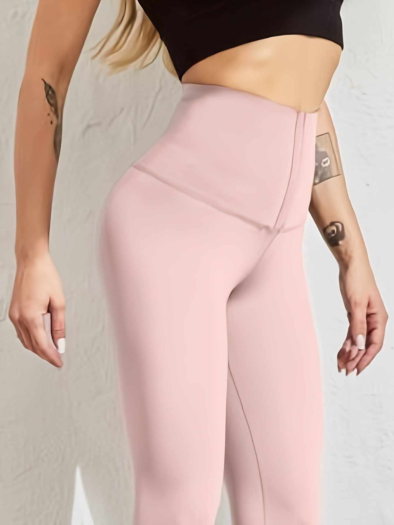 High Waist Body Shaper Stretch Pants 1pcs Pink