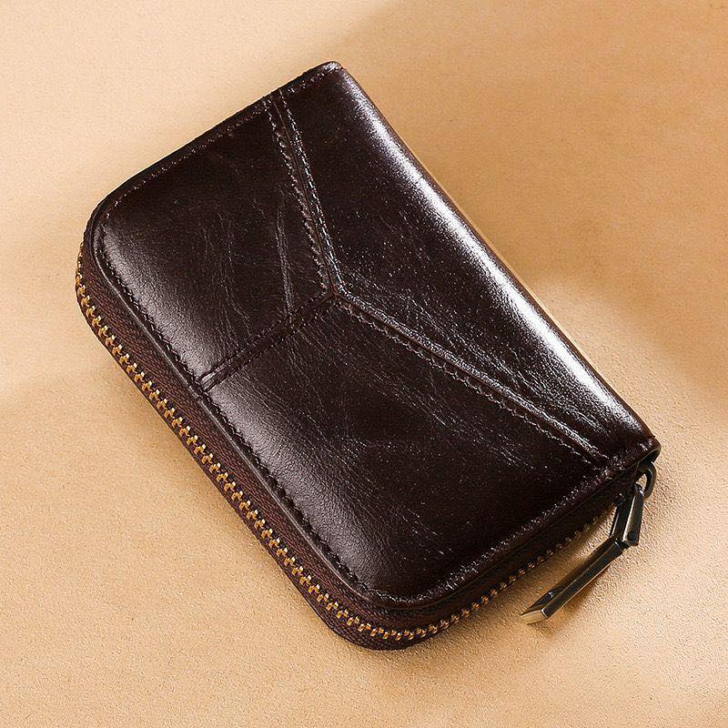 Bifold Wallet Card holder Cash Coin Wallet Multi Card Slots Mini Wallets Pu leather