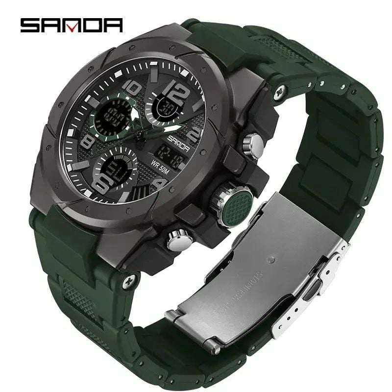 Mens Sports Watch Digital Watches Waterproof Digital Military Watches with Alarm Fashion Large Dial Watches