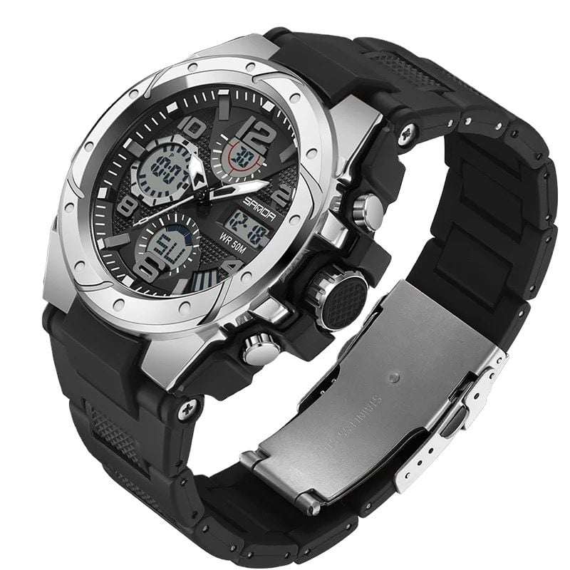 Mens Sports Watch Digital Watches Waterproof Digital Military Watches with Alarm Fashion Large Dial Watches