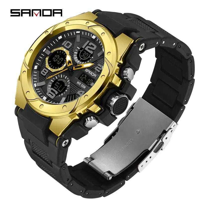 Mens Sports Watch Digital Watches Waterproof Digital Military Watches with Alarm Fashion Large Dial Watches