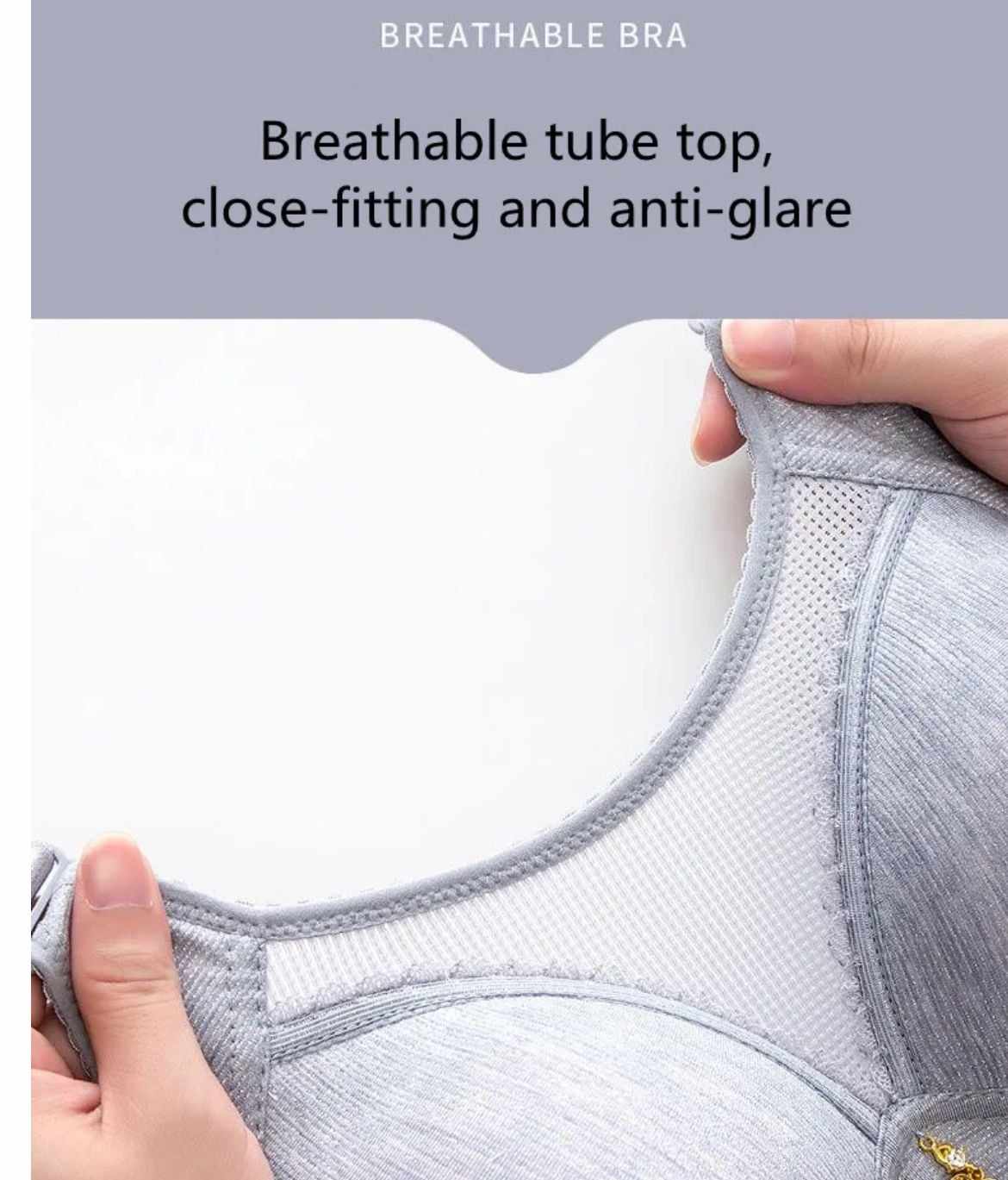 Ladies Plus Size Bra Seamless Solid Color T-Shirt Bras See Through Convertible Strap Bralette Unlined Cropped Tank Tops