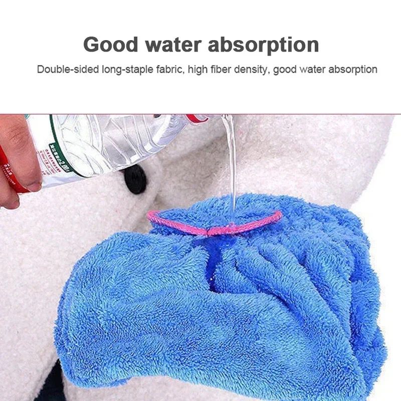 Microfiber High Absorption Leave On Hair Drying Towel