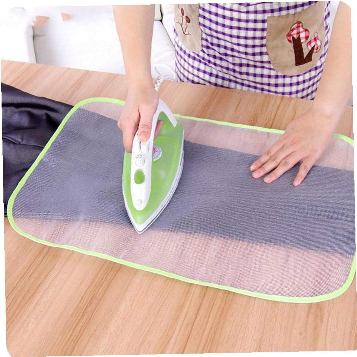 Ironing Pad Protective Heat Insulation Scorch Mesh Cloth, Pressing Cloth for Easy Ironing (35cm x 50cm)