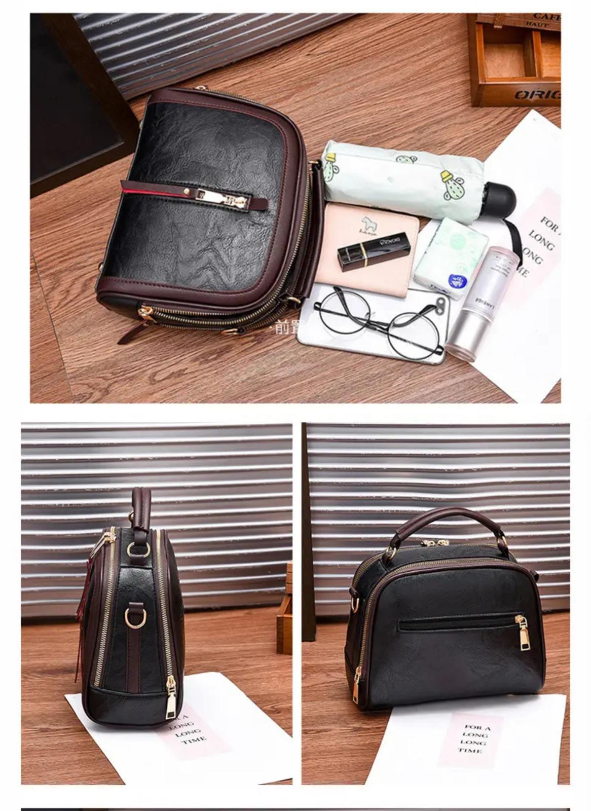 Crossbody Bags For Women PU Leather Ladies Fashion Solid Color Bag Female Shoulder Bag