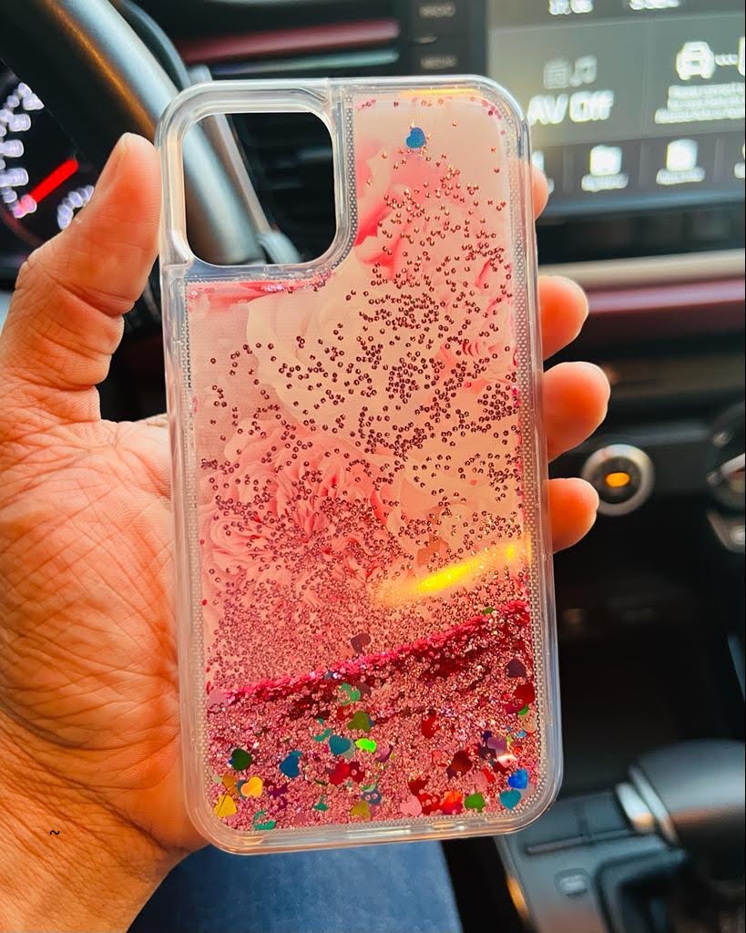 1020 Liquid glitter case  - IPHONE~