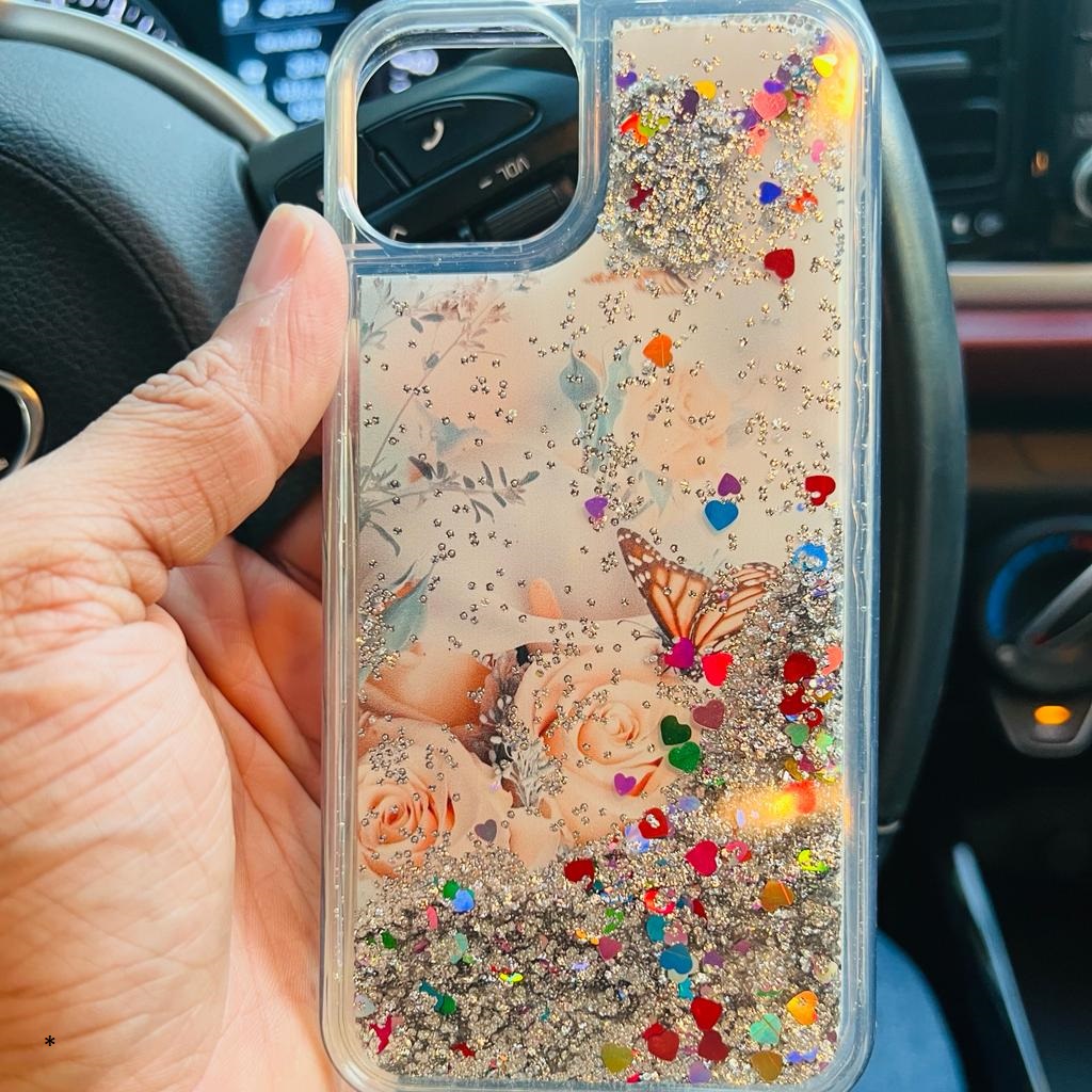 1016 Liquid glitter case  - IPHONE *