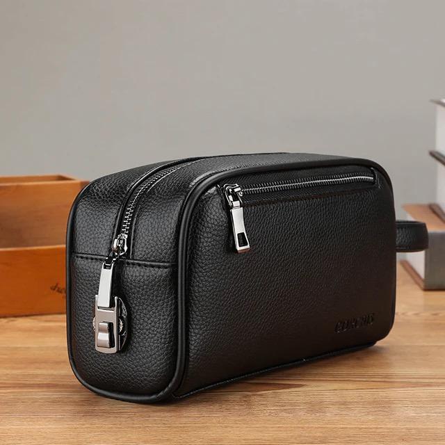 Mens Clutch Bag With Password Lock And Multiple Pockets, Handheld Bag For Phone And Accessories