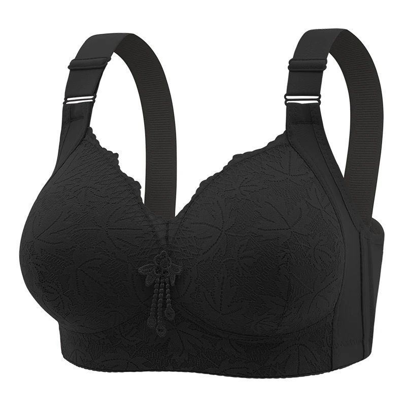 Plus Size Bras for Women Comfortable Sexy Large Thin Non Steel Ring Gathering Anti Drop Bra Large Breasts Bras