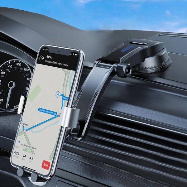 Car Mobile Phone Holder Transparent Car Navigation Mobile Phone Gravity Type Waterfall-Type Suction Cup