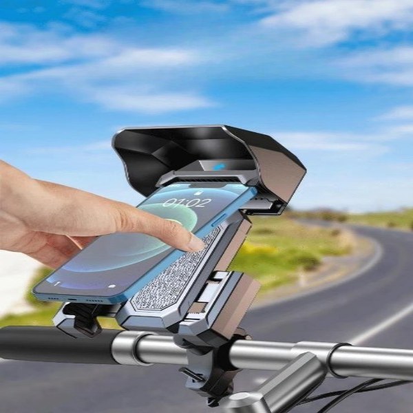 Shading Anti-Shake Function Phone Holder Bicycle Quick Install Motorcycle Phone Mount