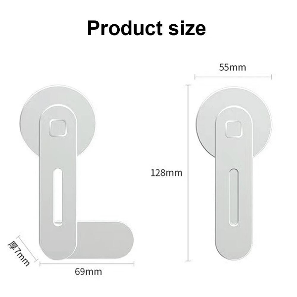 Magnetic Phone Holder for Laptop Designed for MagSafe Monitor Side Mount Computer Expansion Bracket