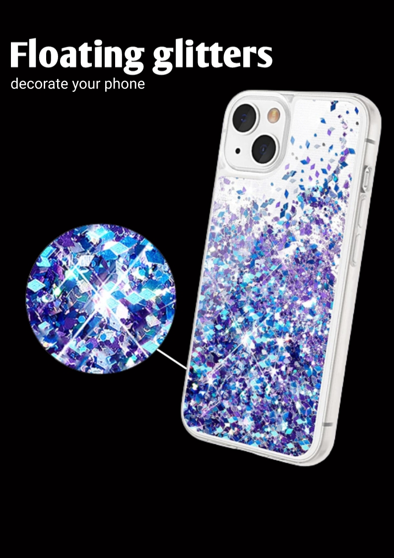 1020 Liquid glitter case  - IPHONE~