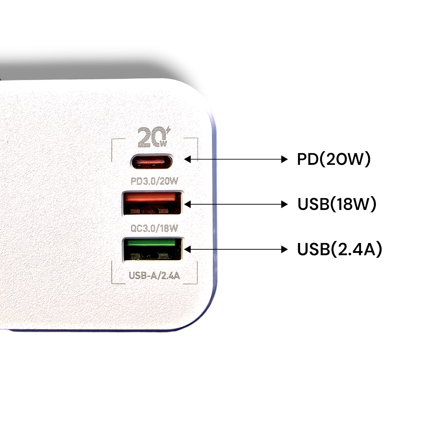 Night Light Socket Plug Extension Multifunctional Wireless Travel Plug Adapter EU Standard Converter 20W PD  Plug USB Socket