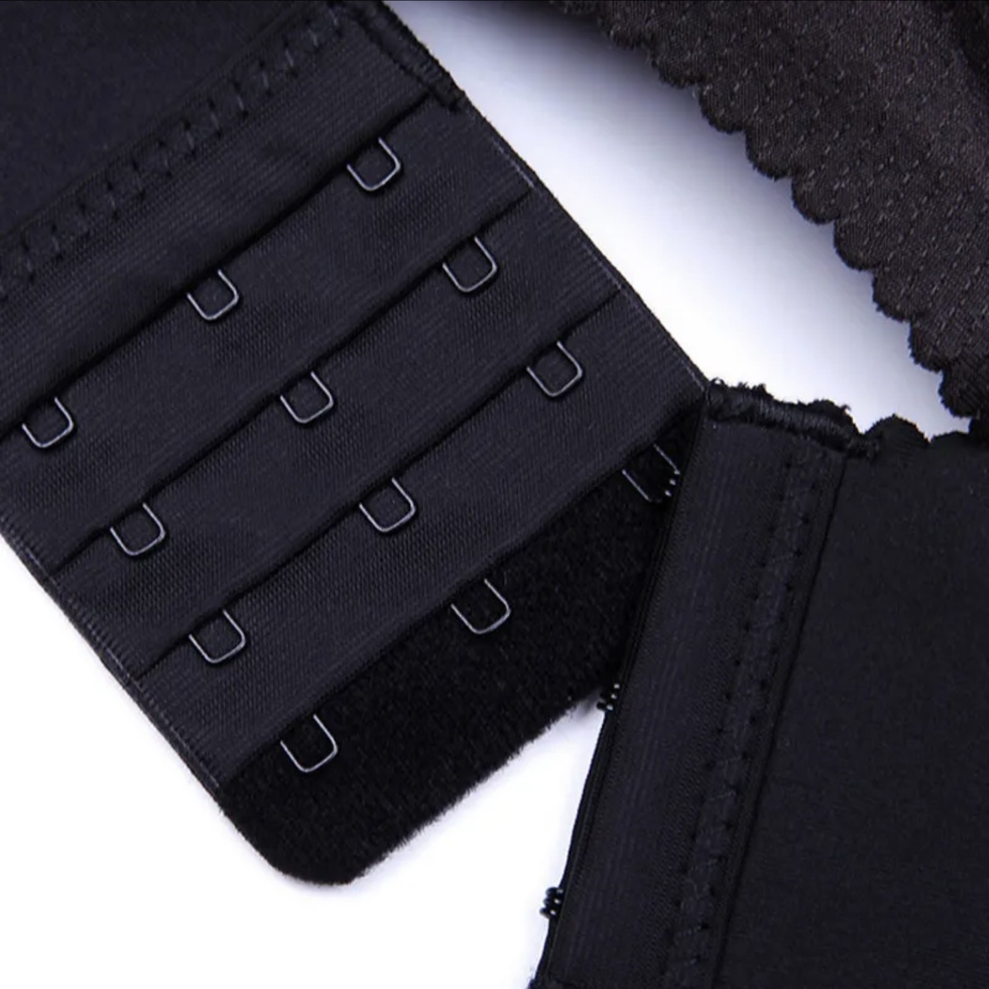 Floral Print Pushup Wire Free Bra | Seamless adjustable Shoulder Strap Four-Sluggled Buckle Underwear Gathered Bra Black