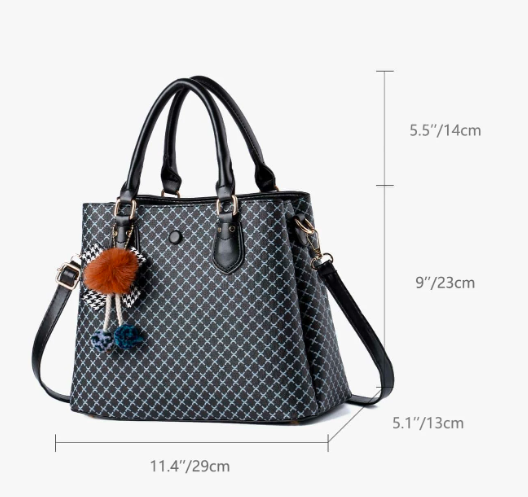 Women Handbag Top Handle Satchel Shoulder Bag Messenger Tote Bag for Women