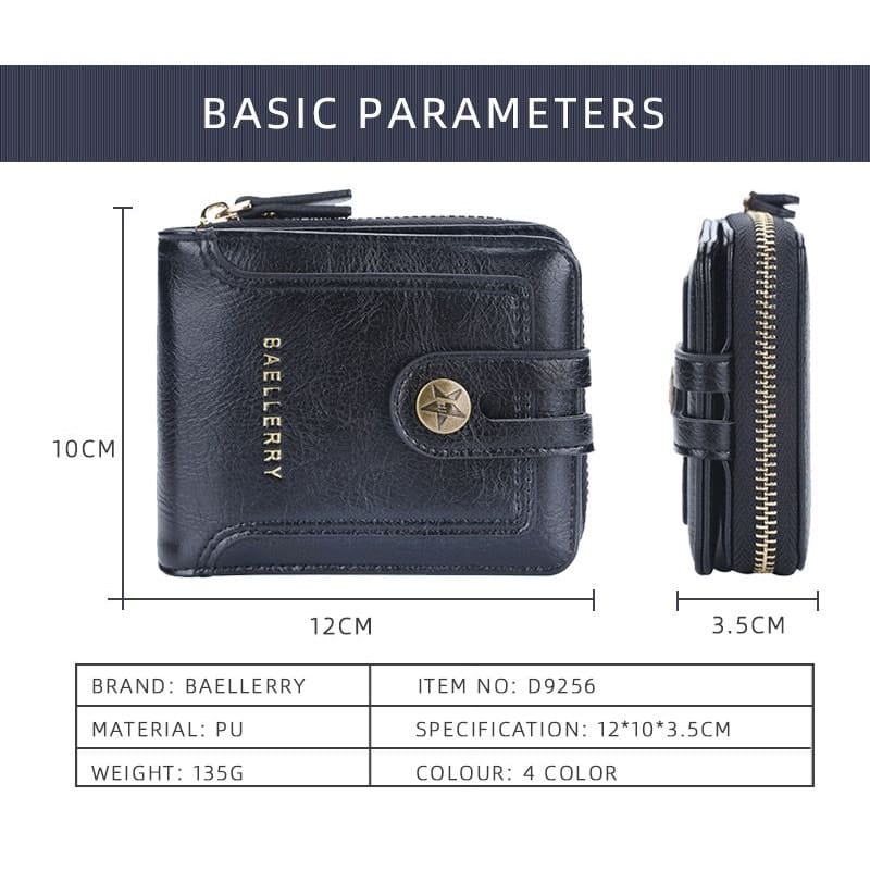 Branded Baellerry Zipper Wallet  1pcs
