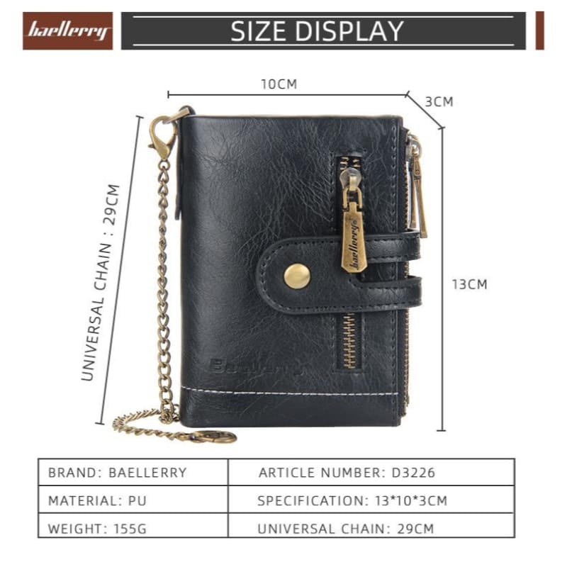 Branded Baellerry Zip Coin pocket Wallet  1pcs