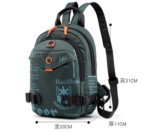 Small Backpack Shoulder Cross Body Bag Military Nylon Sling Chest Rucksack Bag