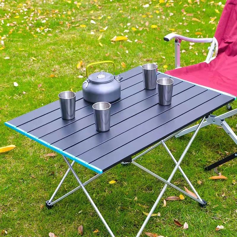 Camping Table, Picnic Desk, Foldable Come with Storage Bag for Place Barbecue Supplies Placing Food BBQ Camping 41X34.5X29