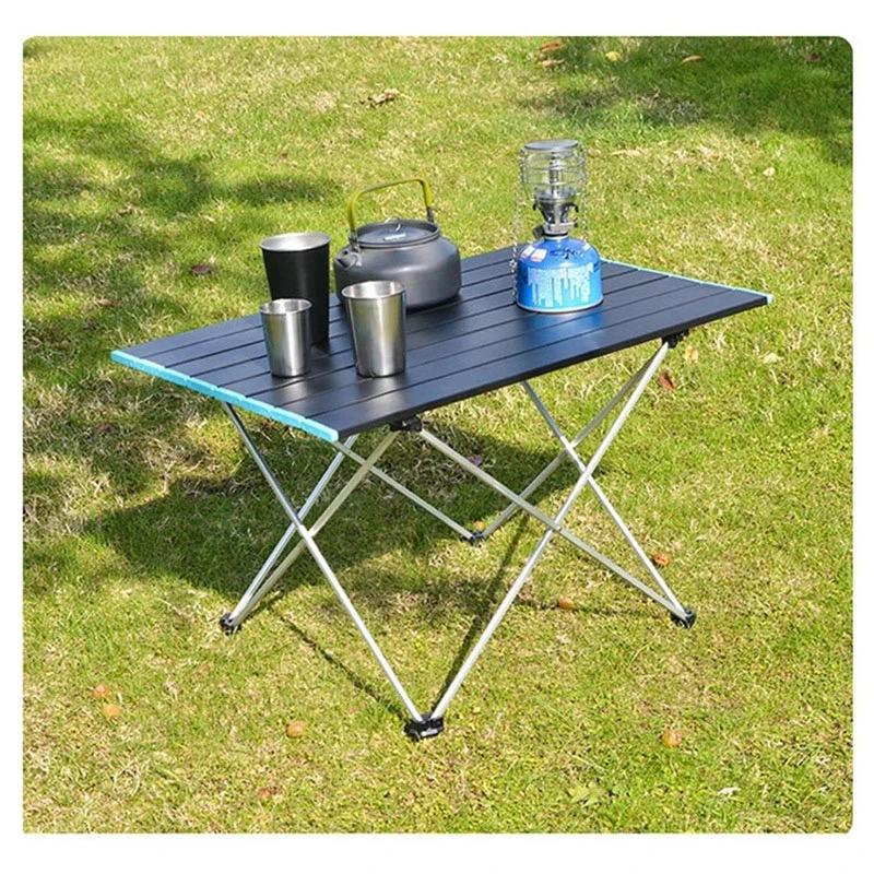 Camping Table, Picnic Desk, Foldable Come with Storage Bag for Place Barbecue Supplies Placing Food BBQ Camping 41X34.5X29
