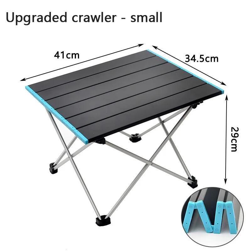 Camping Table, Picnic Desk, Foldable Come with Storage Bag for Place Barbecue Supplies Placing Food BBQ Camping 41X34.5X29