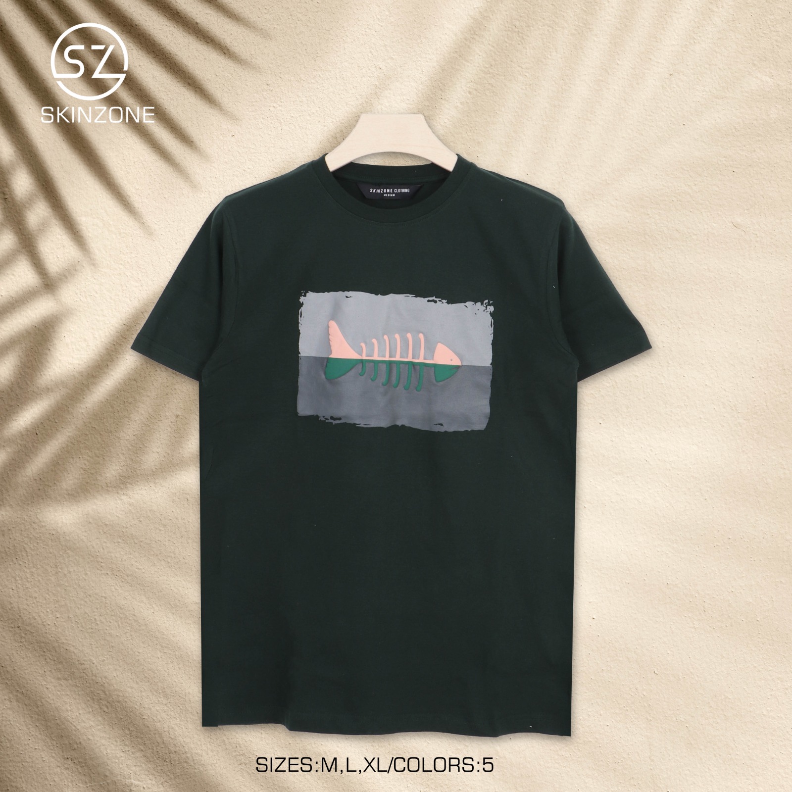 Multicoloured Cotton Tshirt For Men