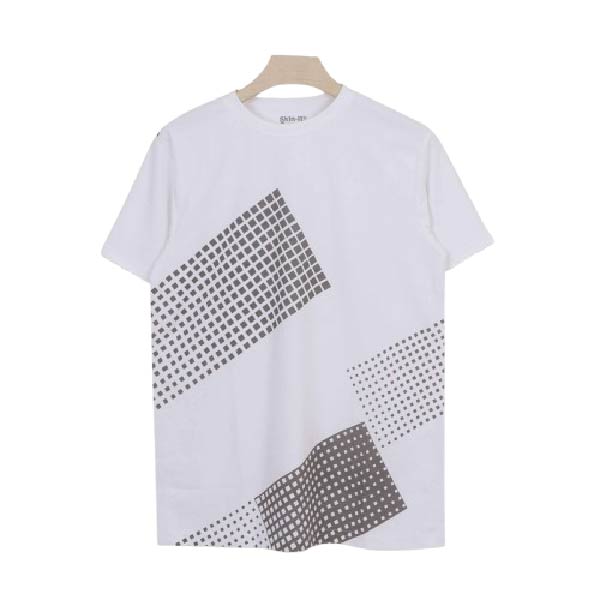 SKIN-IT Men Printed Round Neck Cotton Blend Crew Neck T-Shirt