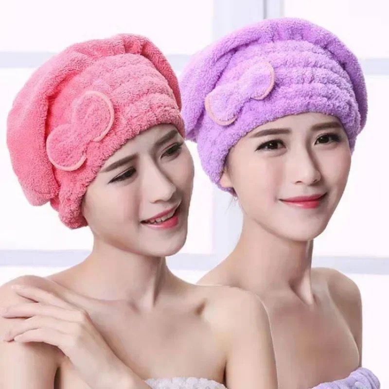 Microfiber High Absorption Leave On Hair Drying Towel