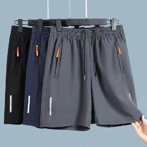 Mens Gym Workout Shorts 3Pcs Set