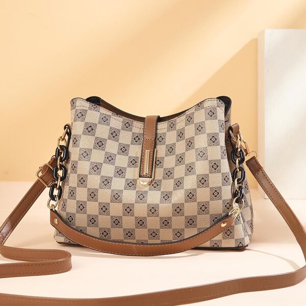 Checkerboard Pattern Handbag For Women