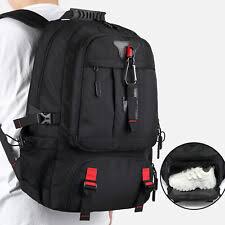 Large Capacity (60L) Men Shoulder Bag USB Charging Port Separate Shoe Compartment 60L capacity